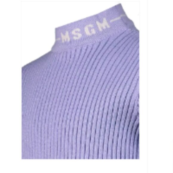 MSGM SWEATER PURPLE FOR GIRLS Size 12 - Picture 2 of 7